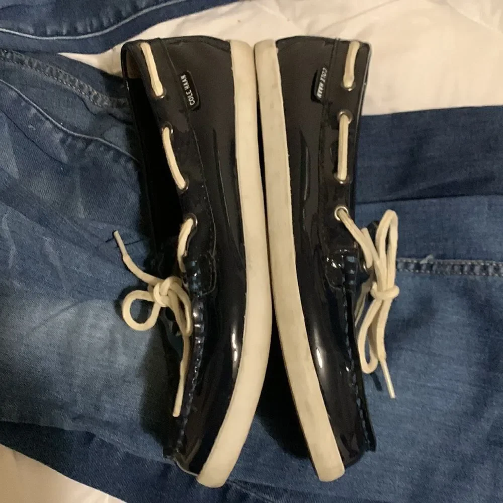 Cole Haan women's Navy Blue Dock Shoes size 7